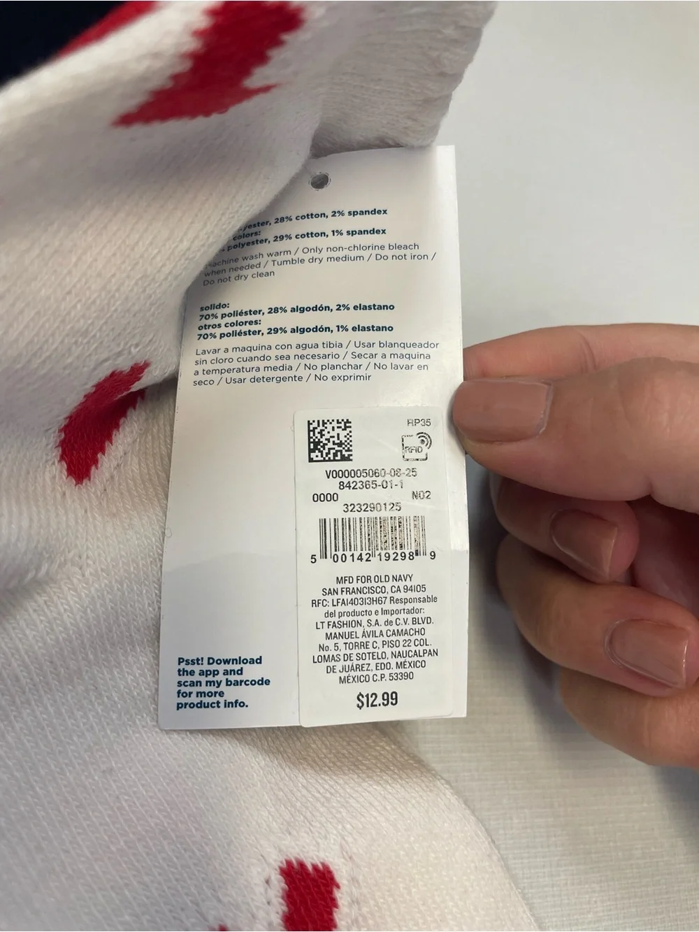 Old Navy item description